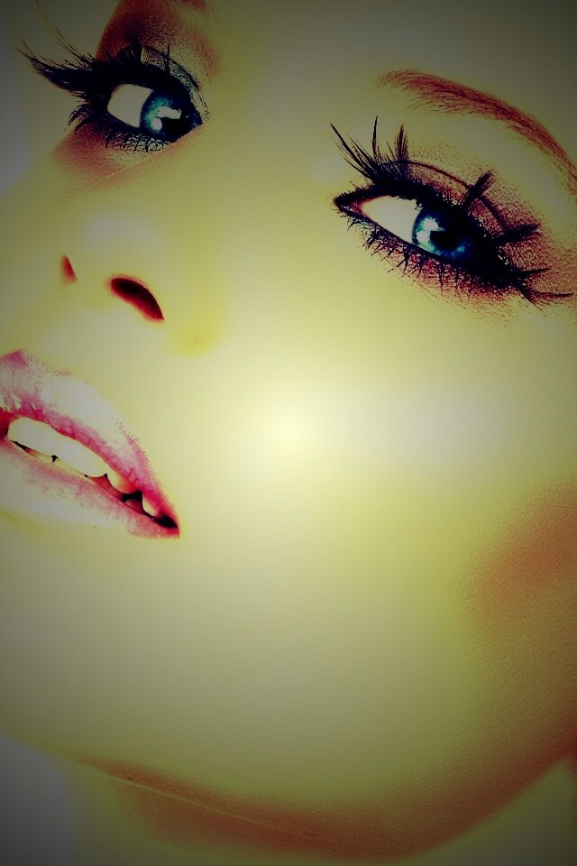 Красивое лицо обои