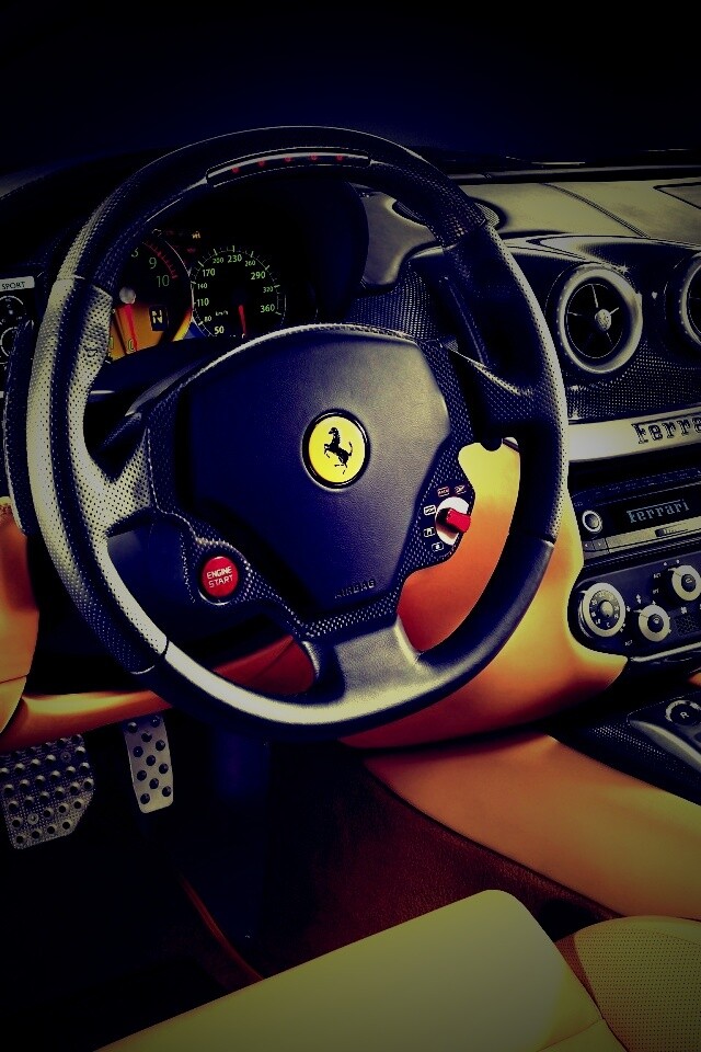 Салон феррари обои