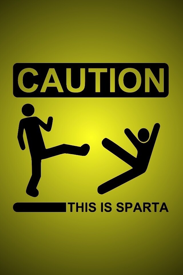 Осторожно, это Спарта обои