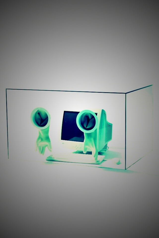 Зараженный компьютер обои