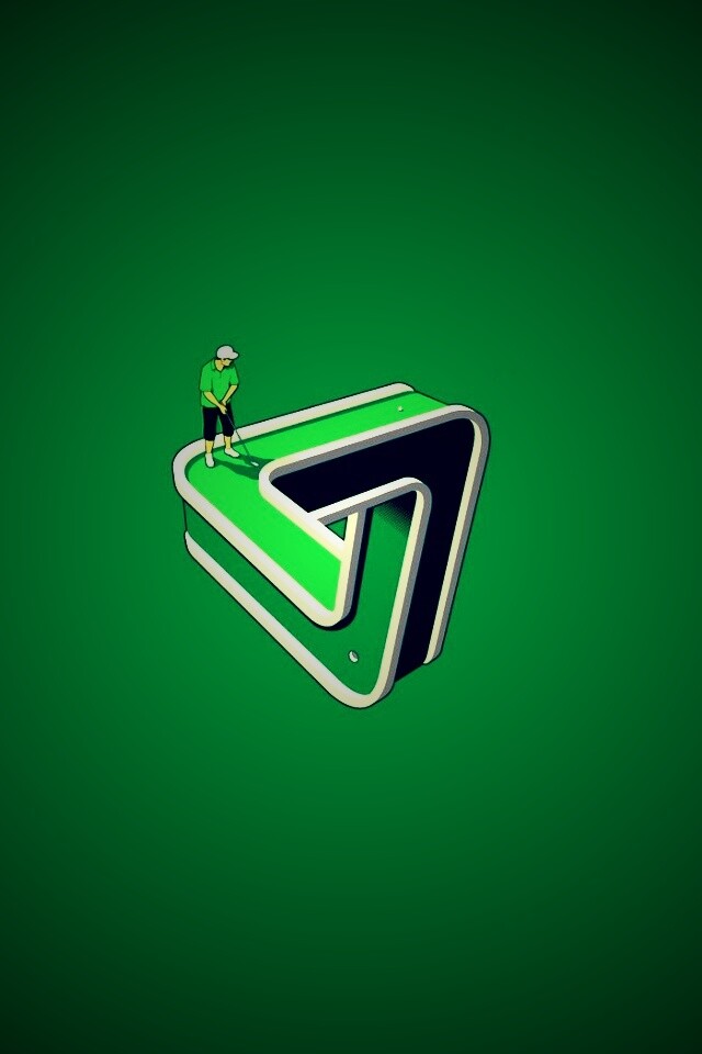 Специфический гольф обои