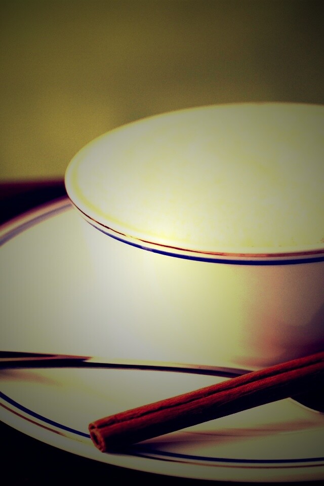 Чашечка кофе с корицей обои