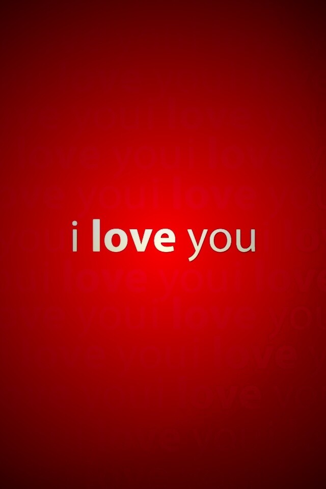 Я люблю тебя обои