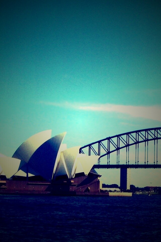 Панорама порта Сиднея обои