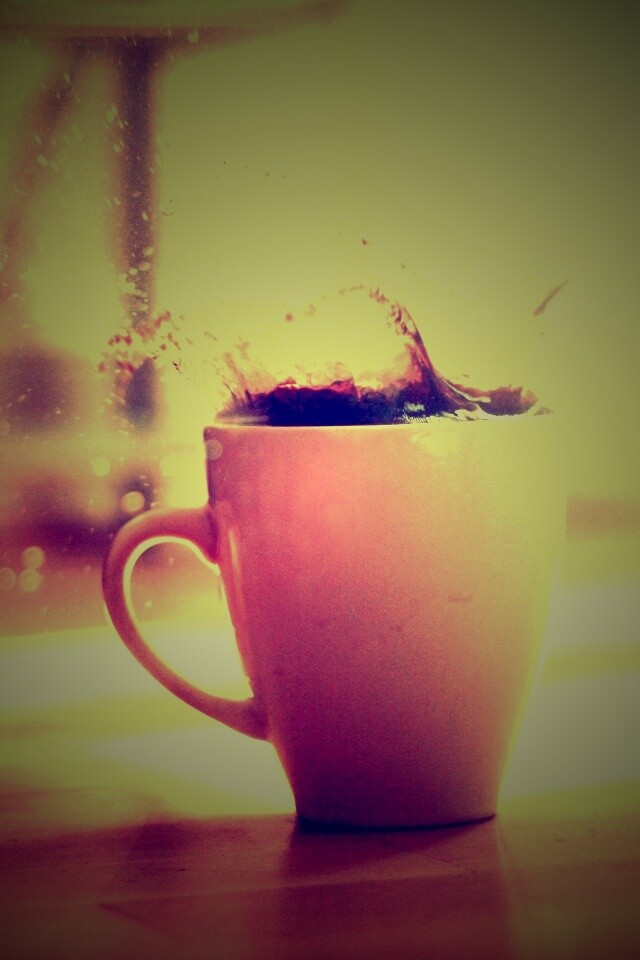 Кофейный всплеск обои