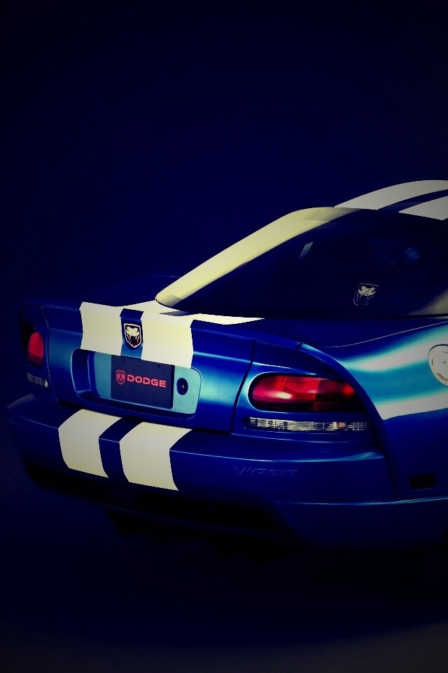 Синий Dodge Viper обои