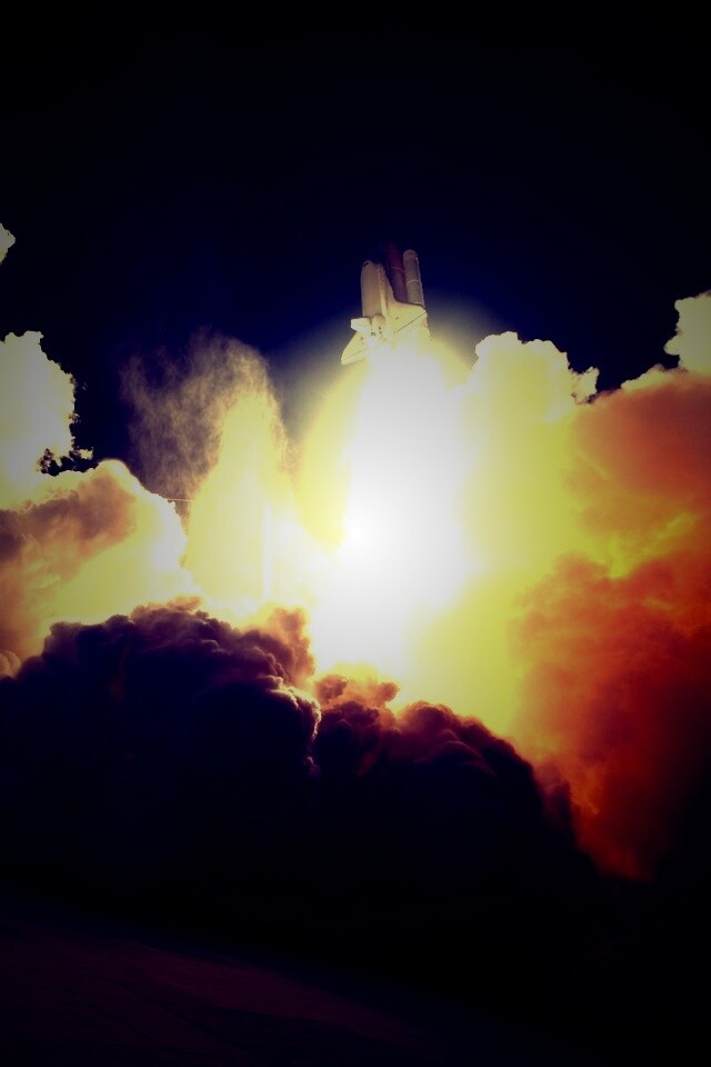 Взлет шатла обои