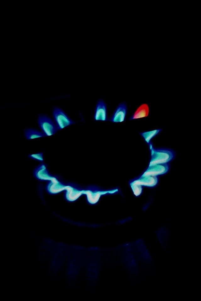 Огонь газовой горелки обои