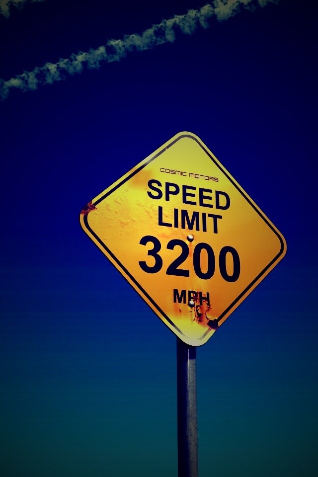 Знак ограничения скорости обои