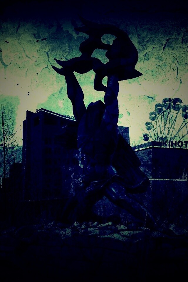 Памятник в Припяти обои