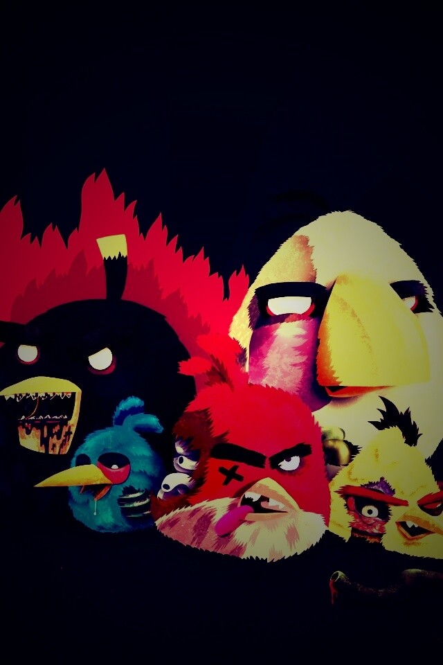 Angry Zombie Birds обои