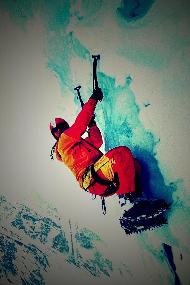 Альпинист обои