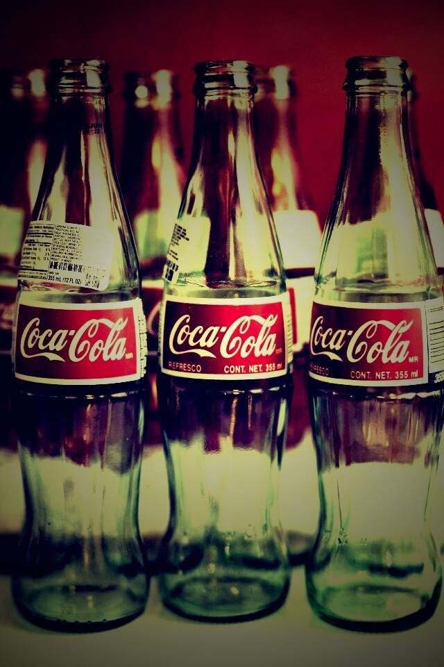 Бутылки Кока Колы обои