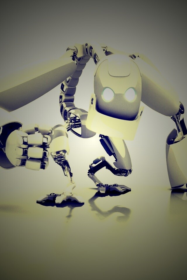 Крадущийся робот обои