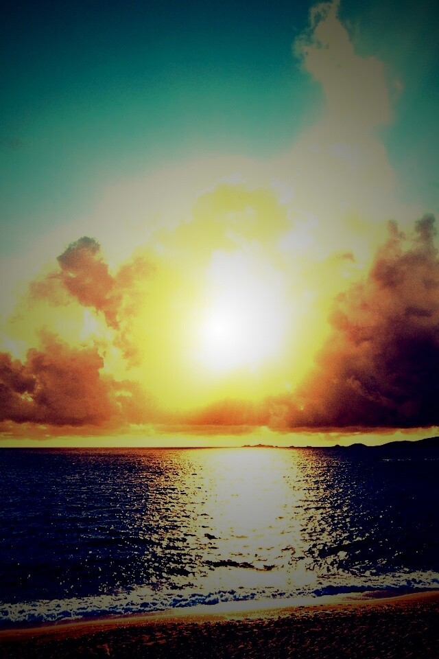 Солнечный пляж обои