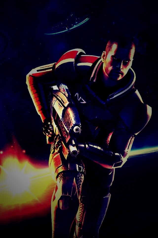 Шепард из вселенной Mass Effect обои