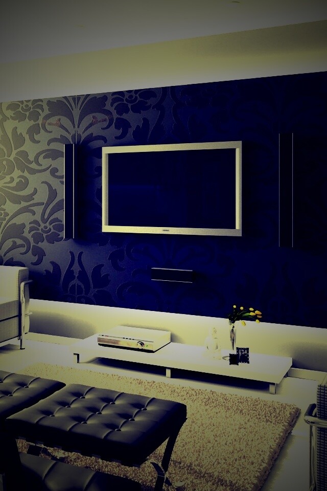Современная комната обои