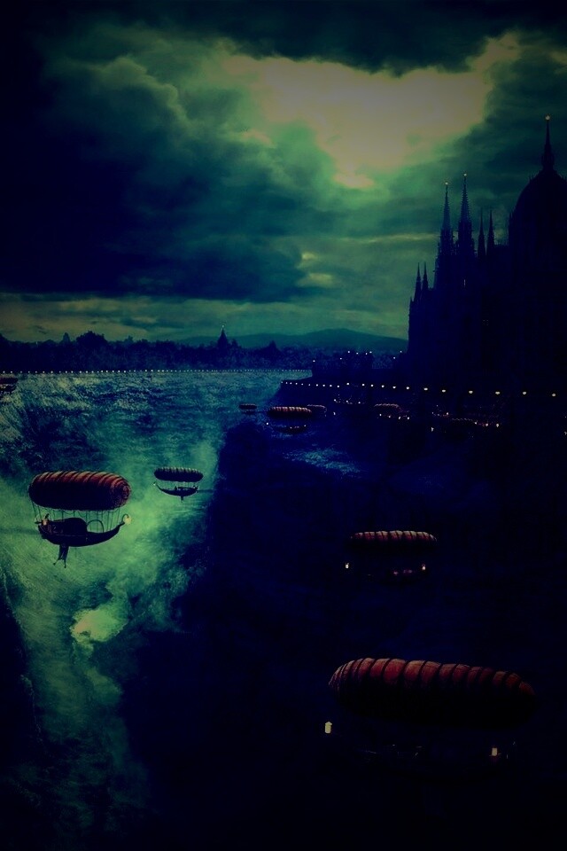 Фентезийный Будапешт обои