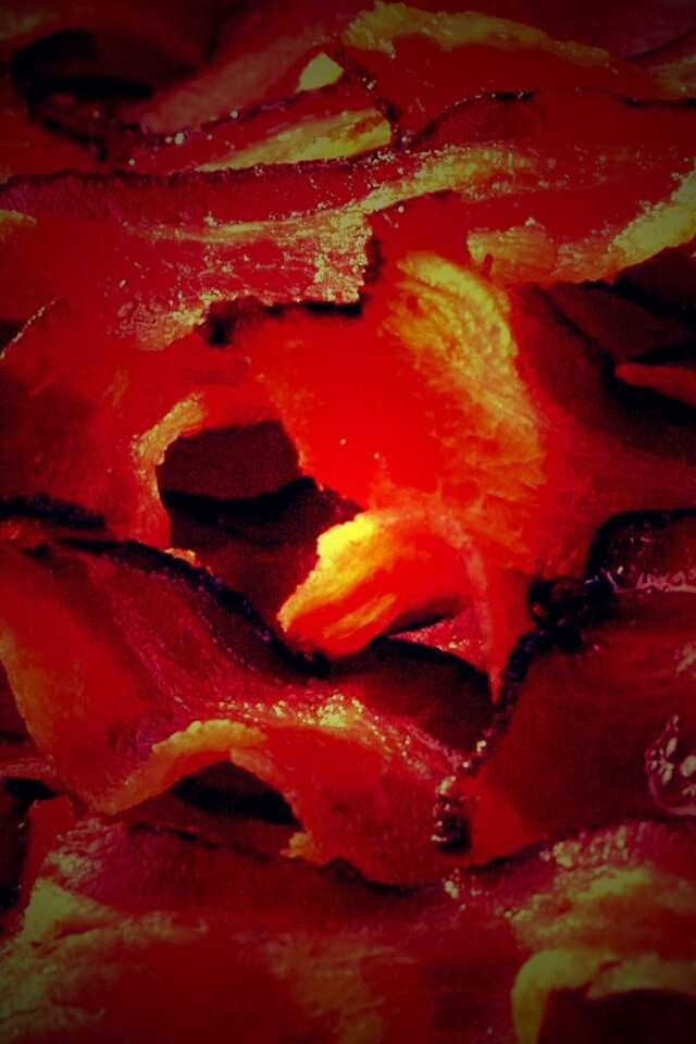 Вкусный жаренный бекончик обои