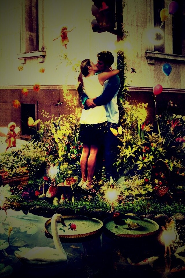 Волшебный поцелуй обои