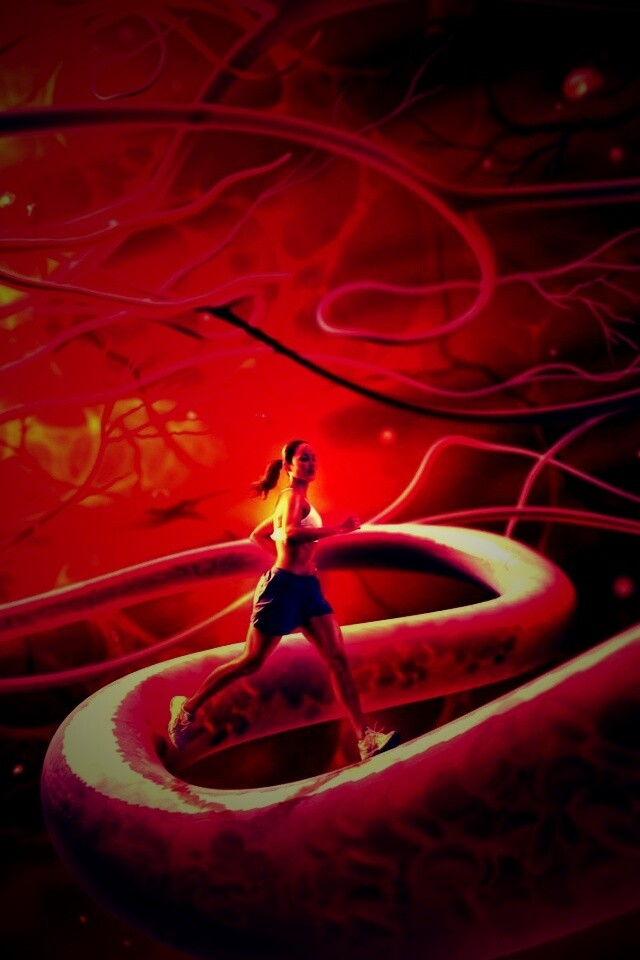 Бег крови обои