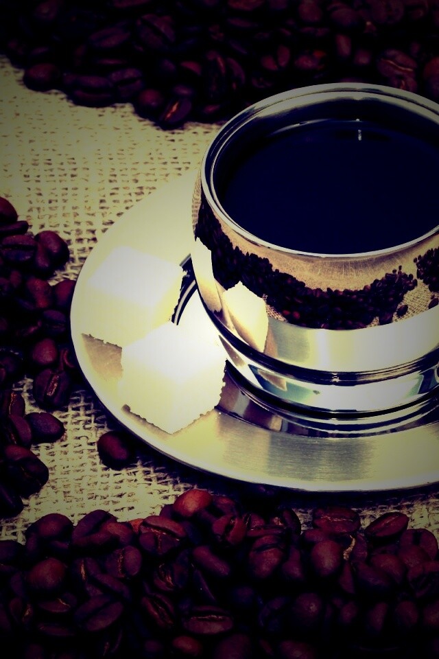 Кофе с сахаром обои