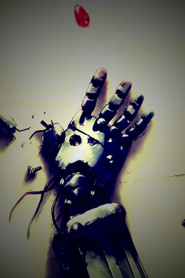 Автопротез из анимэ Стальной Алхимик обои