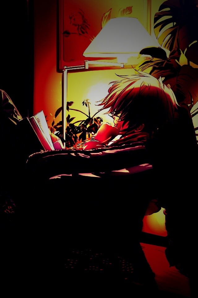 Парень с книжкой обои