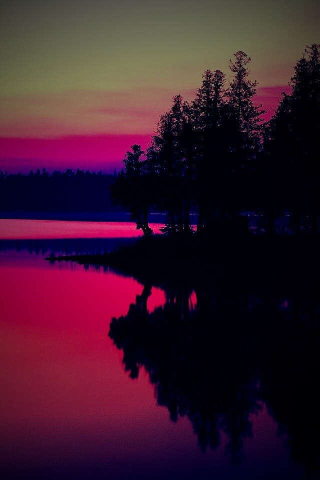 Вечерний пейзаж обои