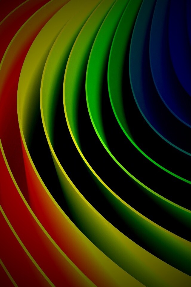 Радуга может быть такой обои