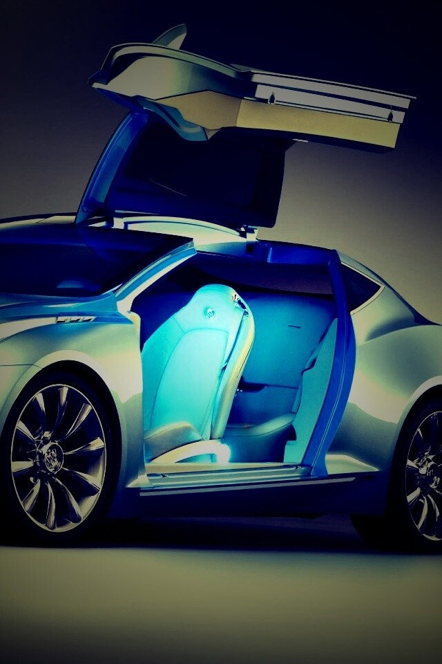 Buick Riviera с распахнутой дверцей обои