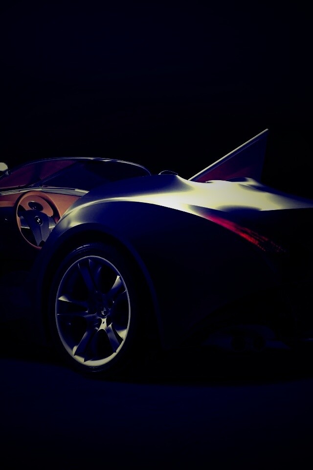 Автомобиль с распахнутыми дверцами обои