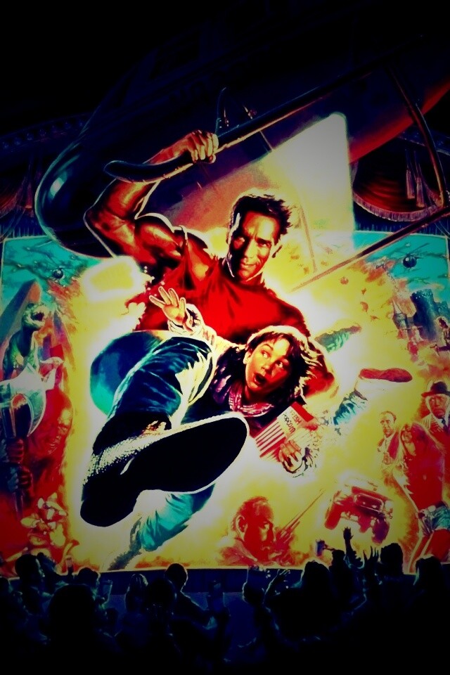 Последний герой боевика обои