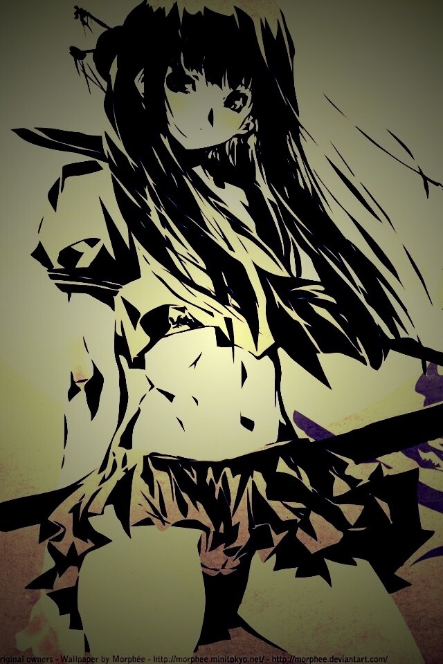 Девушка с мечом обои