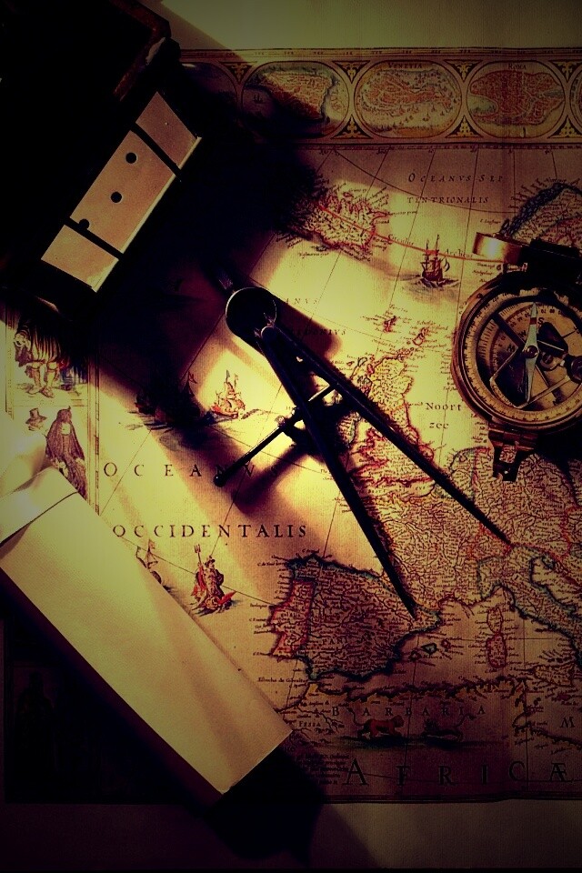 Карта путешественника обои