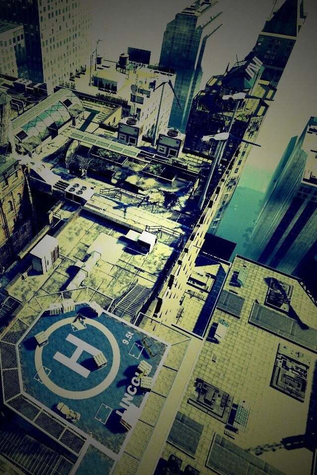 Вид сверху на карту уровня из Crysis 2 обои