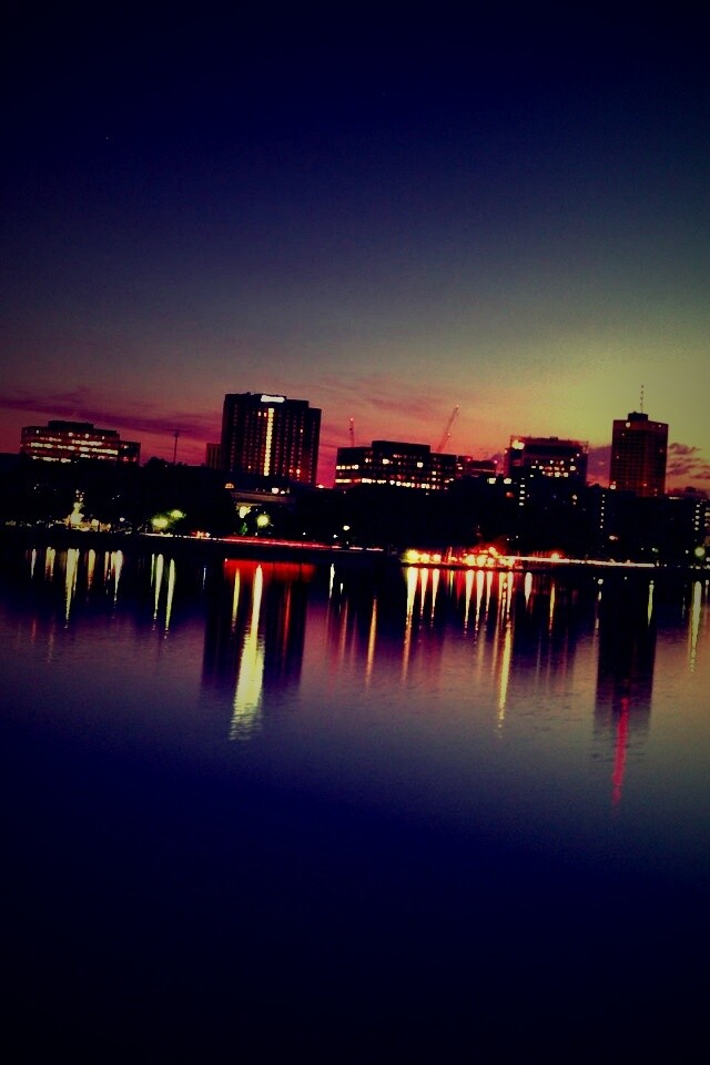 Панорама Бостона обои