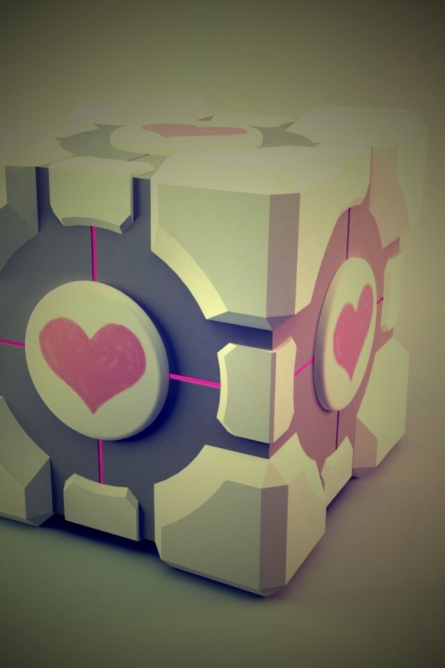 Взвешенный куб-компаньон обои