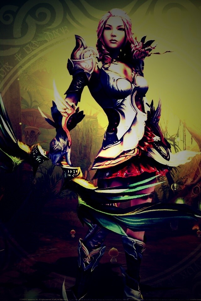 Лучница из Aion обои