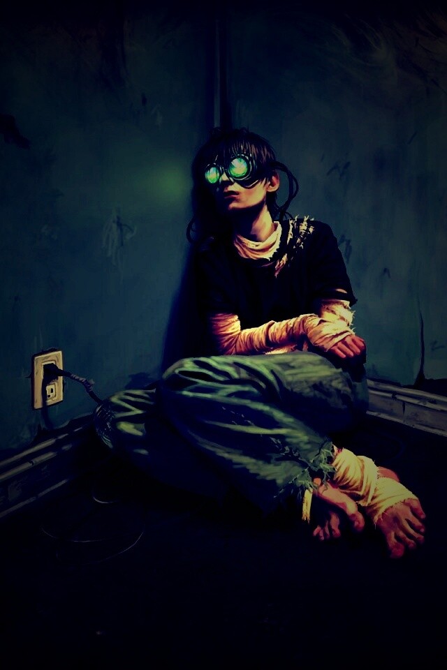 Потерянный в виртуальном мире обои