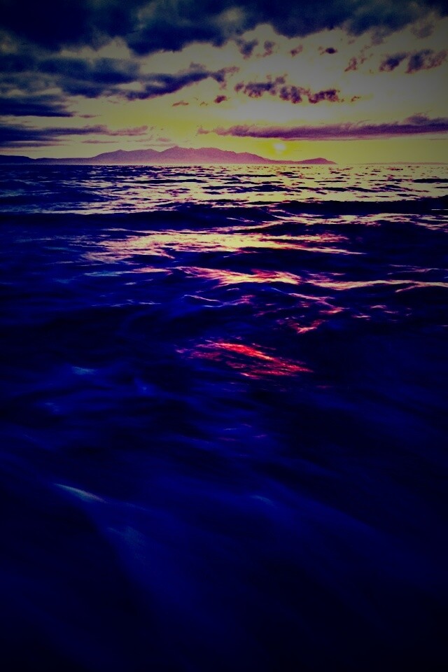 Красивый горизонт на море обои