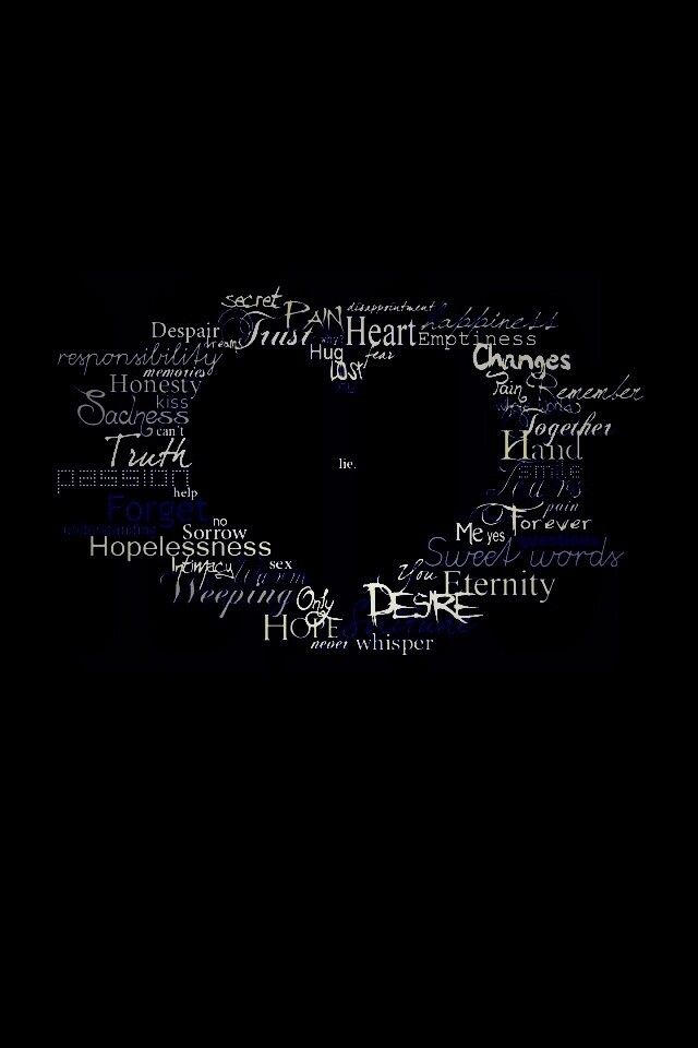 Слова о любви обои