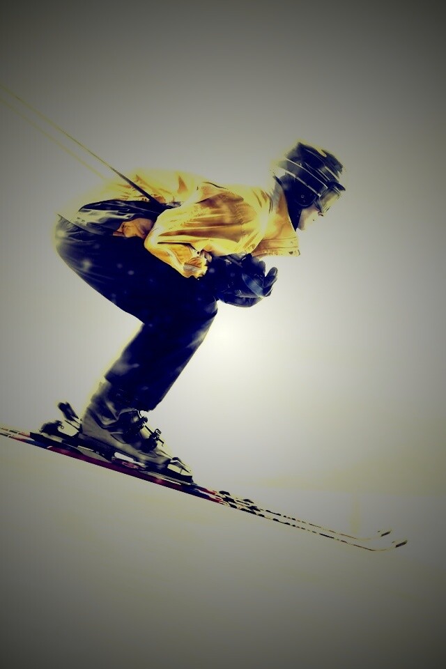 Горнолыжник обои