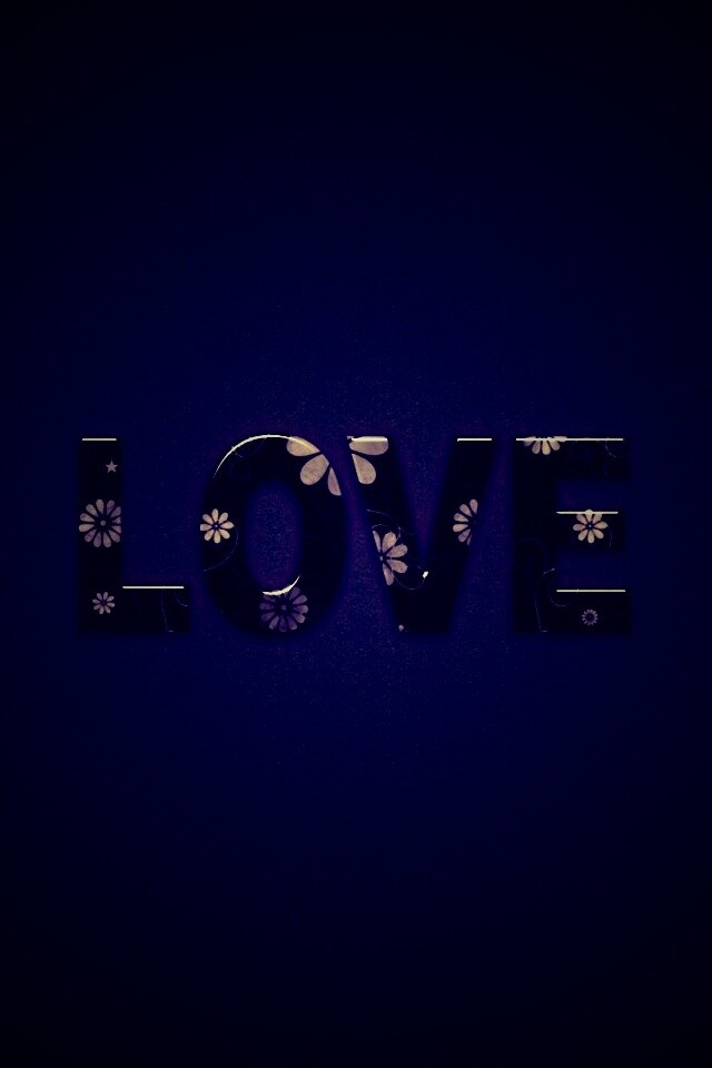 Любовь в минимализме обои