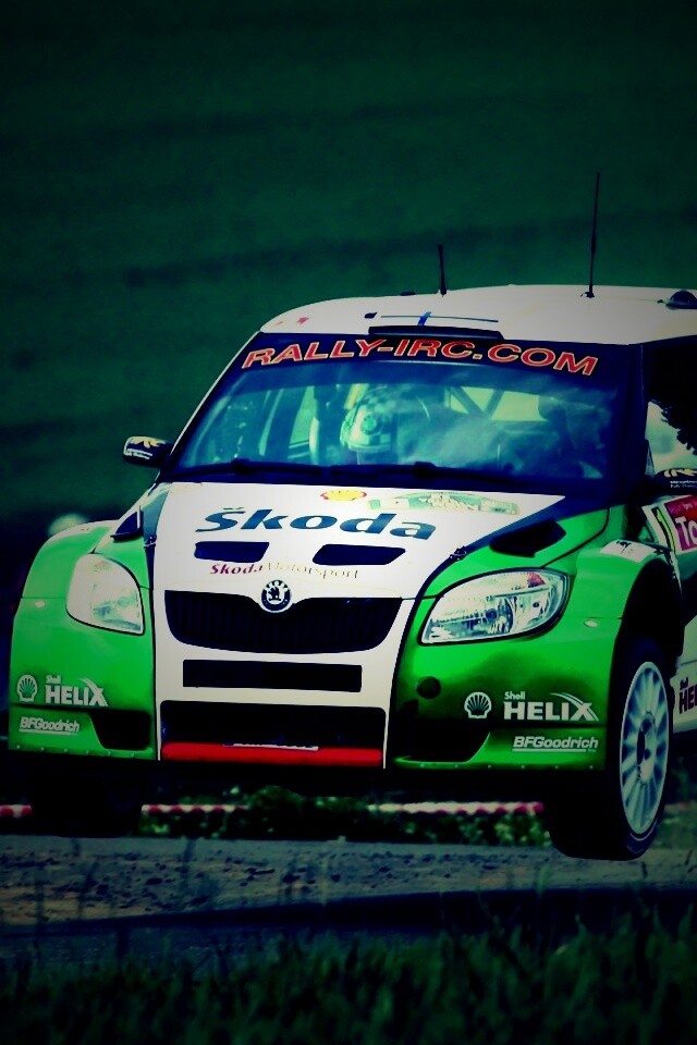 Раллиййная Шкода обои