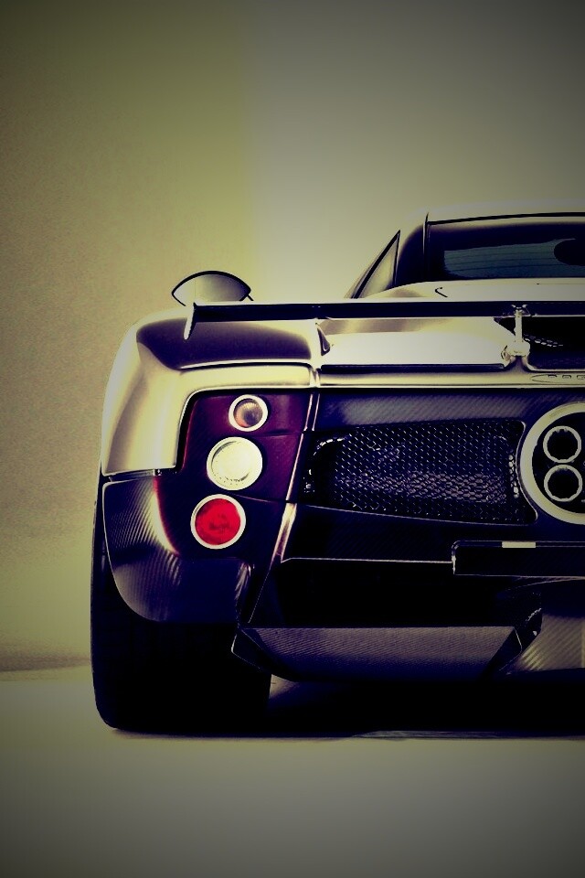 Pagani Zonda сзади обои