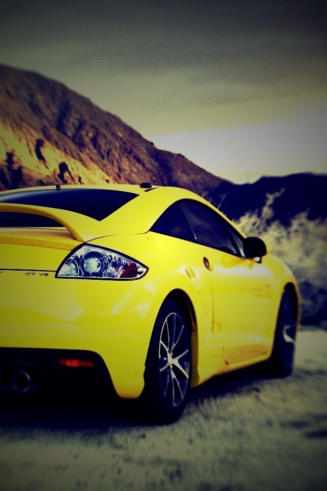 Mitsubishi в горах обои