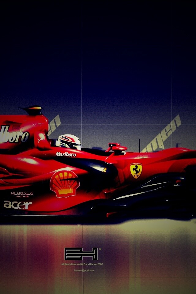 Болид Феррари обои