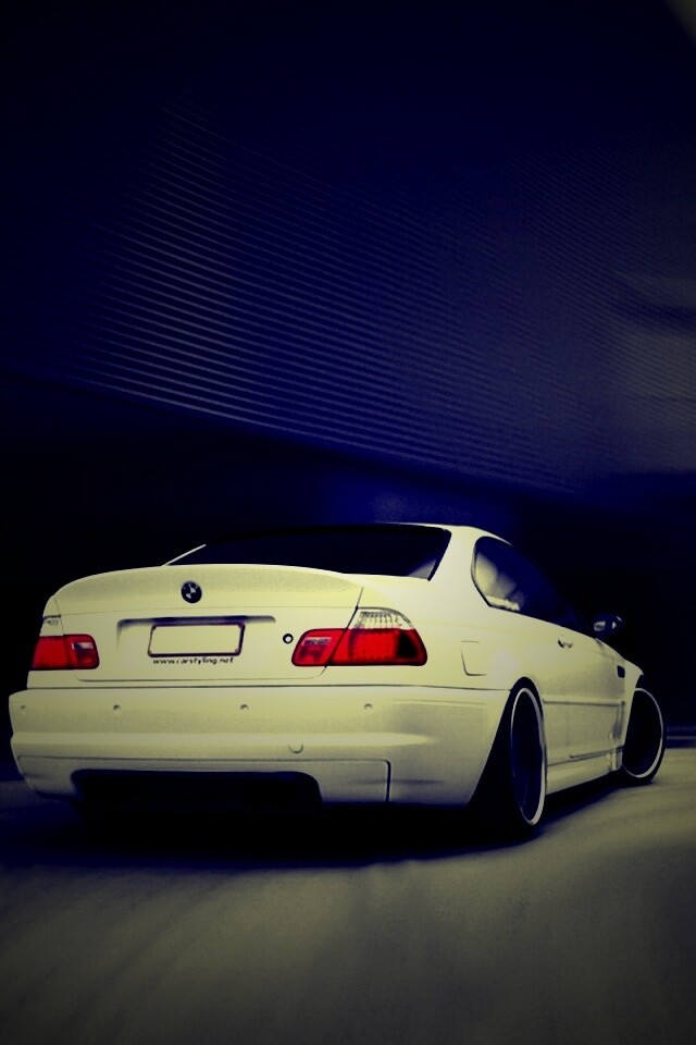 Белый БМВ обои