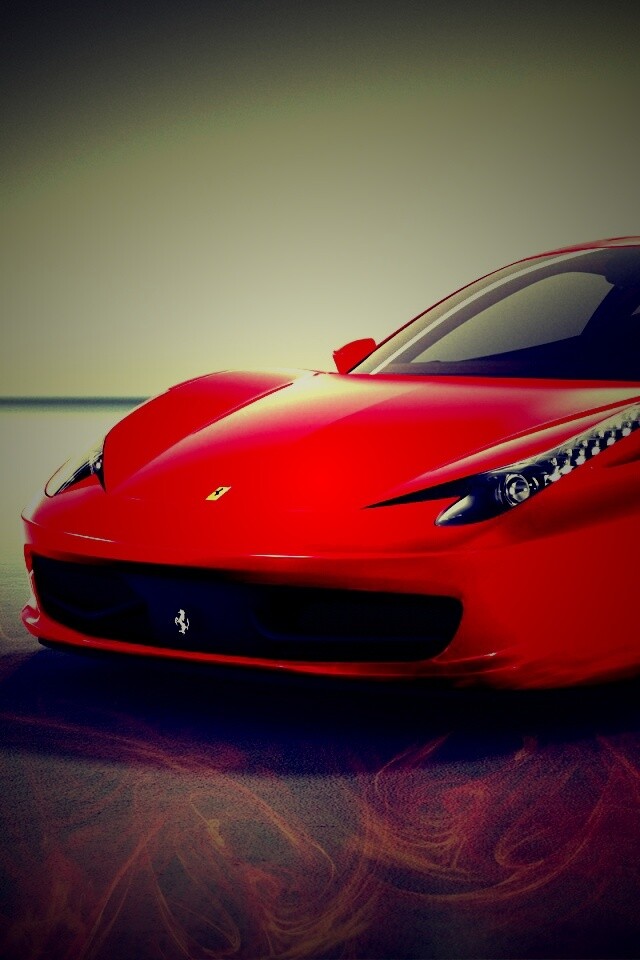 Огненный феррари обои